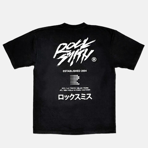 ★KIRSH★ Rock Cherry Graphic Loose Fit T-Shirt Black MUSINSA | KIRSH Rock Cherry Graphic Loose Fit T-Shirt [Black]